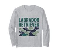 Divertente Labrador Retriever Lab Vibes Only Dog Pets Regali Maglia a Manica