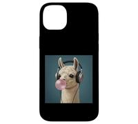 Divertente lama Music Lover Bubblegum Zoo Ragazzi Ragazze Bambini Custodia per iPhone 14 Plus