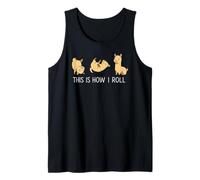 Divertente lama This Is How I Roll amante degli animali ragazzi ragazze bambini Canotta
