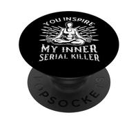 Divertente L'amante dei veri crimini ispira l'assassinio del PopSockets PopGrip Adesivo