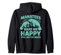 Divertente lamantino - Make Me Happy You Not So Much Sea Lovers Felpa con Cappuccio