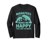Divertente lamantino - Make Me Happy You Not So Much Sea Lovers Maglia a Manica