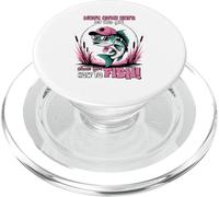 Divertente lascia che questa ragazza ti mostri come pescare donne carine che pescano PopSockets PopGrip per MagSafe