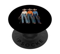 Divertente Latina Cowgirl Dire Rodeo Sorelle Western Donne Uomini PopSockets PopGrip Adesivo