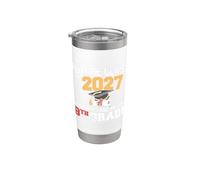 Divertente laurea Future Class Of 2027 Sono sopravvissuto all"ottavo grado Bicchiere termico in acciaio inox doppia parete
