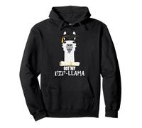 Divertente Laurea per Lui e lei ha ottenuto Il Mio Lama Dip-Llama Felpa con Cappuccio
