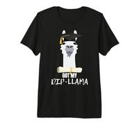Divertente Laurea per Lui e lei ha ottenuto Il Mio Lama Dip-Llama Maglietta Premium