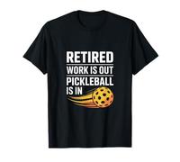 Divertente Lavoro in Pensione è Fuori Pickleball Sta dicendo Maglietta