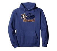 Divertente, Le Mie capre Mi Fanno Dire Parole Felpa con Cappuccio
