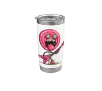 Divertente lecca-lecca vorace con chitarra per i fan di Rocking Candy Bicchiere termico in acciaio inox doppia parete
