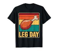 Divertente Leg Day Costume Turchia Giorno Pellegrino Ringraziamento Maglietta