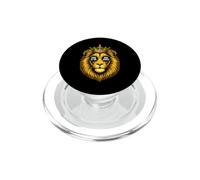 Divertente leone che dice questo fuori rabbia sarcastico PopSockets PopGrip per MagSafe