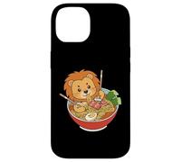 Divertente Leone Giapponese Ramen Noodles Bowl Giappone Zoo Ragazzi Ragazze Custodia per iPhone 14