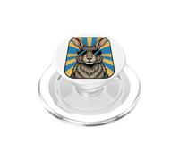 Divertente lepre che indossa occhiali da sole scherzi umoristici PopSockets PopGrip per MagSafe