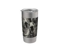 Divertente Levriero Bigfoot Bicchiere termico in acciaio inox doppia parete