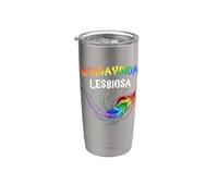 Divertente LGBT Lesbiche Amore Wingaydium Lesbiosa Bicchiere termico in acciaio inox doppia parete