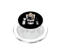 Divertente libro di lettura di Shih Tzu sulla toilette PopSockets PopGrip per MagSafe