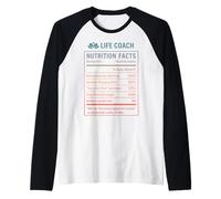 Divertente Life Coach Maglia con Maniche Raglan