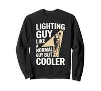 Divertente Light Tech Lighting Guy come un ragazzo normale ma più freddo Felpa