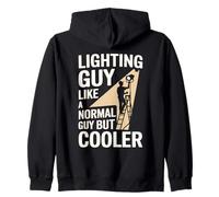 Divertente Light Tech Lighting Guy come un ragazzo normale ma più freddo Felpa con Cappuccio