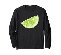 Divertente lime Art per uomini donne bambini verde limone fetta amante Maglia a Manica