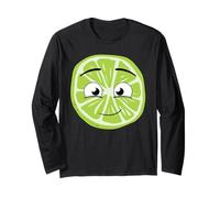 Divertente lime Art per uomini donne bambini verde limone fetta amante Maglia a Manica