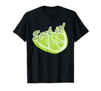 Divertente lime Art per uomini donne bambini verde limone fetta amante Maglietta