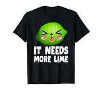 Divertente lime Art per uomini donne bambini verde limone fetta amante Maglietta