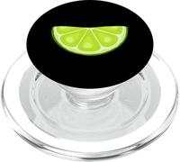 Divertente lime Art per uomini donne bambini verde limone fetta amante PopSockets PopGrip per MagSafe
