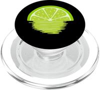Divertente lime Art per uomini donne bambini verde limone fetta amante PopSockets PopGrip per MagSafe