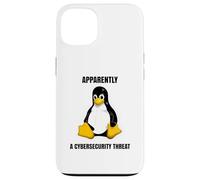 Divertente Linux Cybersecurity Minaccia Tech Geek Umorismo Custodia per iPhone 13