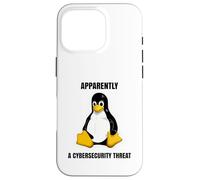 Divertente Linux Cybersecurity Minaccia Tech Geek Umorismo Custodia per iPhone 16 Pro