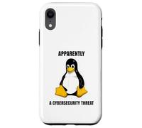 Divertente Linux Cybersecurity Minaccia Tech Geek Umorismo Custodia per iPhone XR