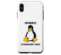 Divertente Linux Cybersecurity Minaccia Tech Geek Umorismo Custodia per iPhone XS Max
