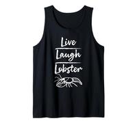 Divertente Live Laugh Lobstah Lover New England Wicked Canotta