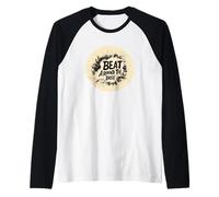Divertente logo Idiom per Beat around the Bush Costume Maglia con Maniche Raglan
