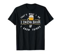 Divertente Logo IPA e dicendo Che Bevo Birra Scherzo umoristico correlato Maglietta