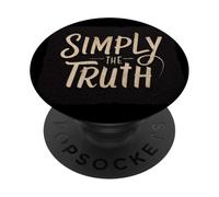 Divertente logo Simply the Truth Speech PopSockets PopGrip Adesivo