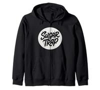 Divertente Logo Sugar Trap Felpa con Cappuccio