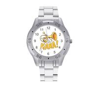 Divertente Lumaca Corno Francese Musicista Regalo Uomo Business Watch Moda In Acciaio Inox Orologi Da Polso Personalizzato Facile Leggere Orologi per Le Donne
