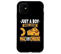 Divertente Mac E Formaggio Maccheroni Pasta Amante Foodie Noodles Custodia per iPhone 11