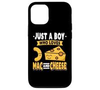 Divertente Mac E Formaggio Maccheroni Pasta Amante Foodie Noodles Custodia per iPhone 12/12 Pro