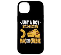 Divertente Mac E Formaggio Maccheroni Pasta Amante Foodie Noodles Custodia per iPhone 14 Plus