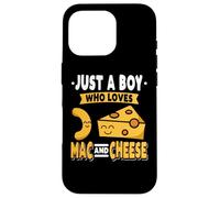 Divertente Mac E Formaggio Maccheroni Pasta Amante Foodie Noodles Custodia per iPhone 16 Pro