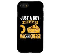 Divertente Mac E Formaggio Maccheroni Pasta Amante Foodie Noodles Custodia per iPhone SE (2020) / 7 / 8