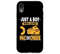 Divertente Mac E Formaggio Maccheroni Pasta Amante Foodie Noodles Custodia per iPhone XR