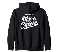 Divertente maccheroni Formaggio Powered By Mac & Cheese Felpa con Cappuccio