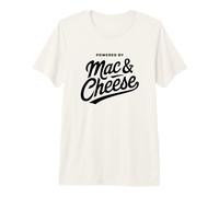 Divertente maccheroni Formaggio Powered By Mac & Cheese Maglietta Premium
