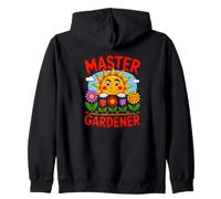 Divertente Maestro Giardiniere con Sole Felice Felpa con Cappuccio