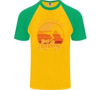 Divertente Maglietta Baseball S/S Per Uomo Rock Climbing Climber